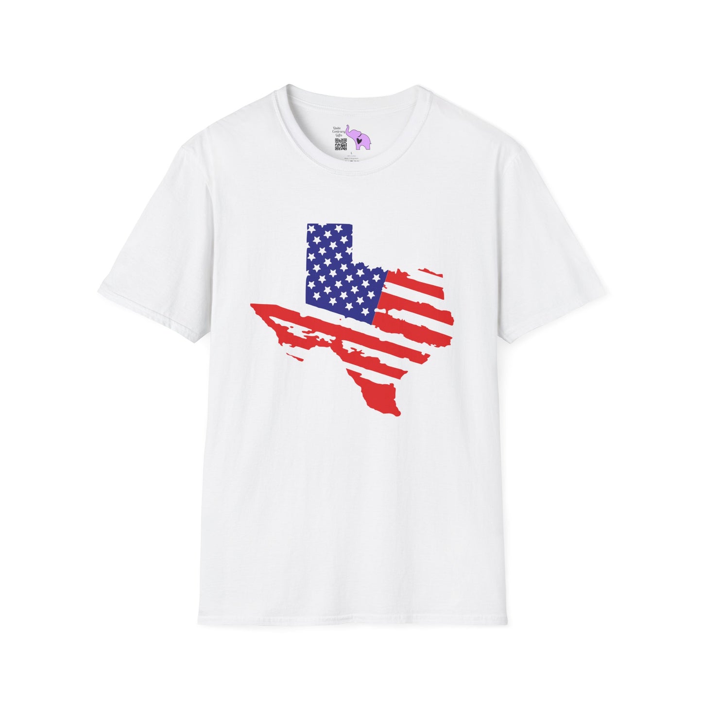 Texas American Flag Adult T-shirt