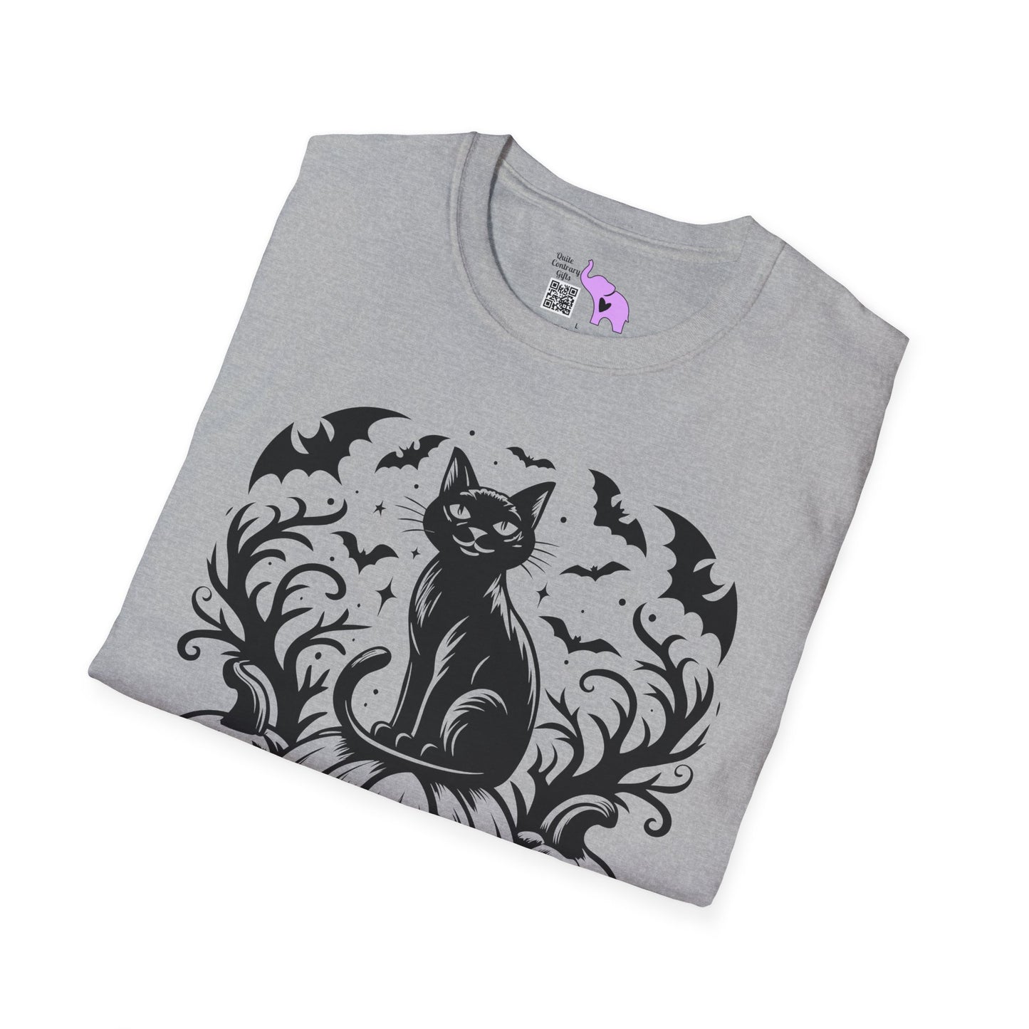 Whiskers at Witching Hour Adult T-shirt