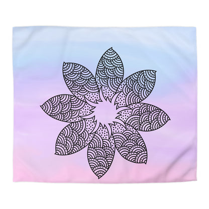 Serene Bloom Microfiber Duvet Cover