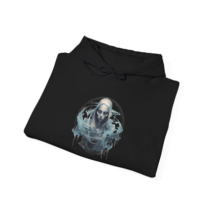 Creepy Ghost 12 Heavy Blend™ Hooded Sweatshirt