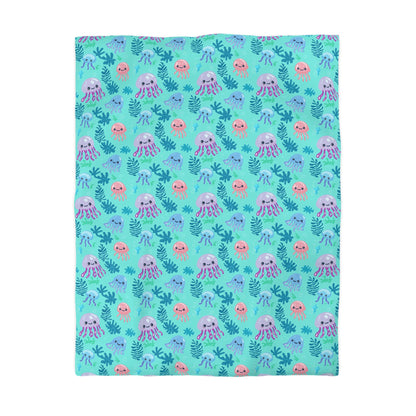 Jellyfish Daydreams Microfiber Duvet Cover