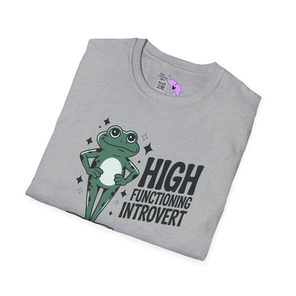 High Functioning Introvert Adult T-shirt