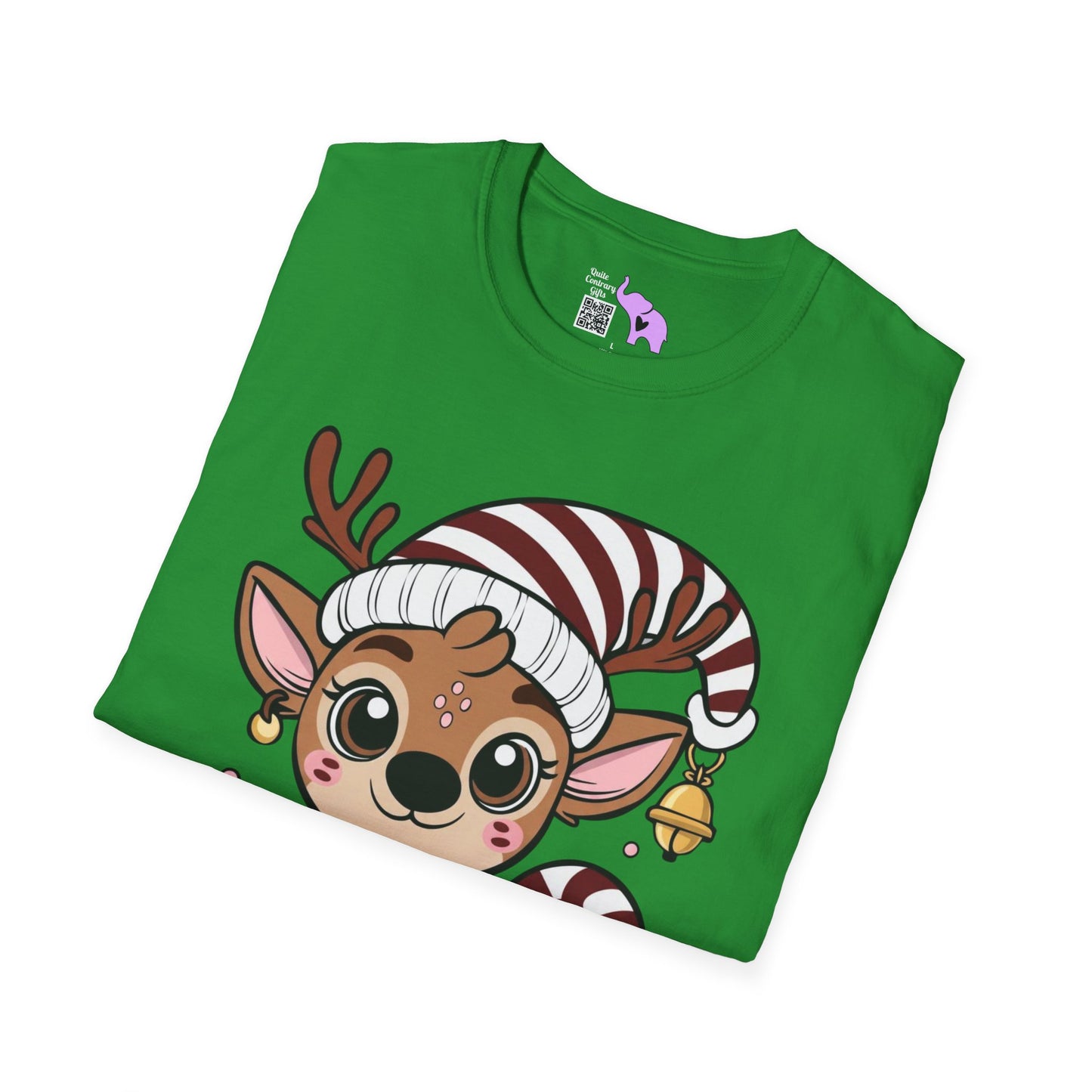 Santa's Little Deer Adult T-shirt