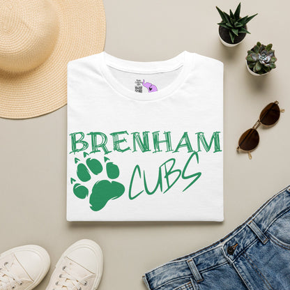 Brenham Cubs w/Claws Adult T-shirt