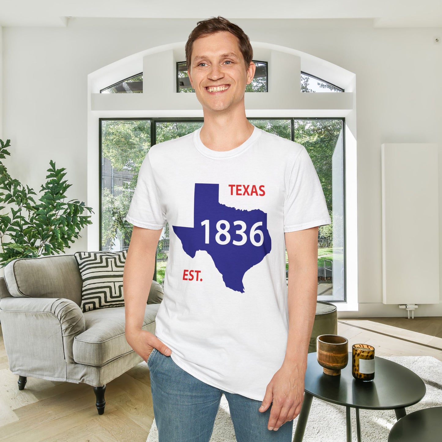 Texas Est. 1836 Adult T-shirt