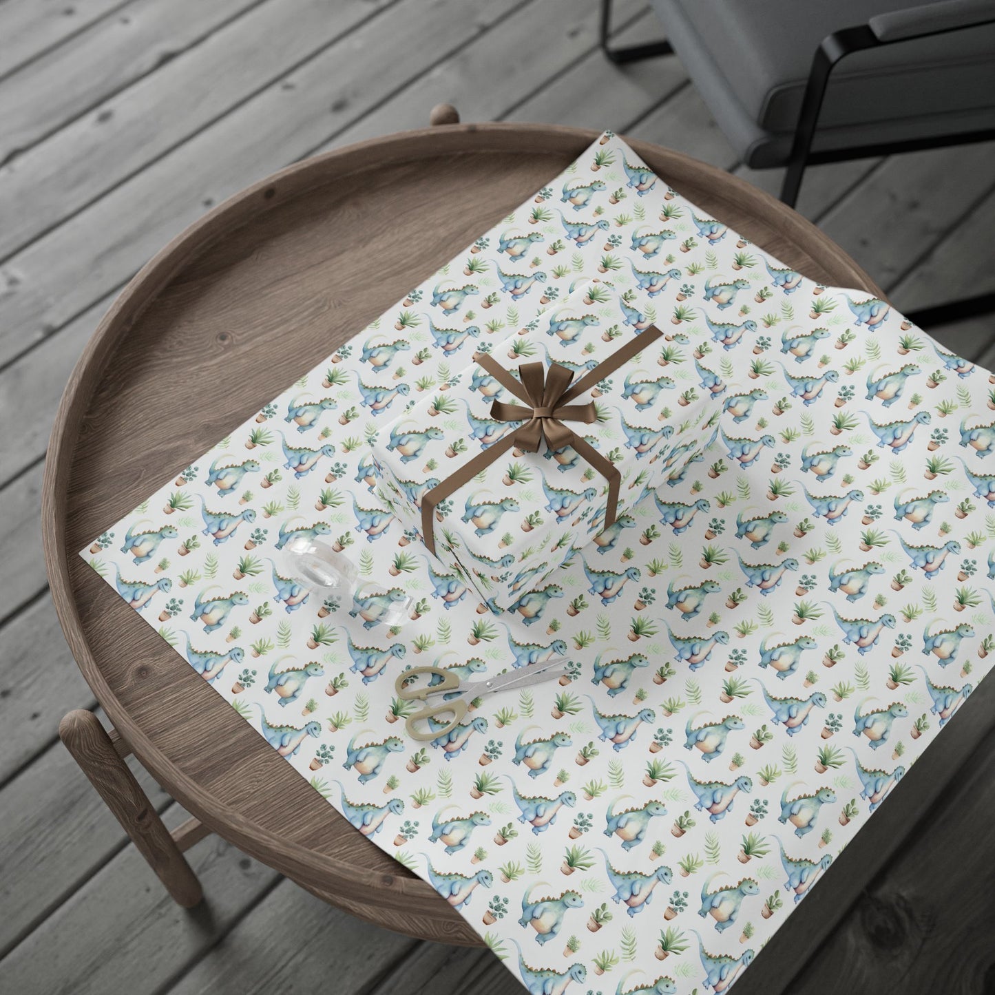 Adorable Dinosaurs Wrapping Paper