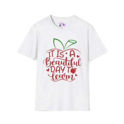 It's A Beautiful Day To Learn Adult T-shirt