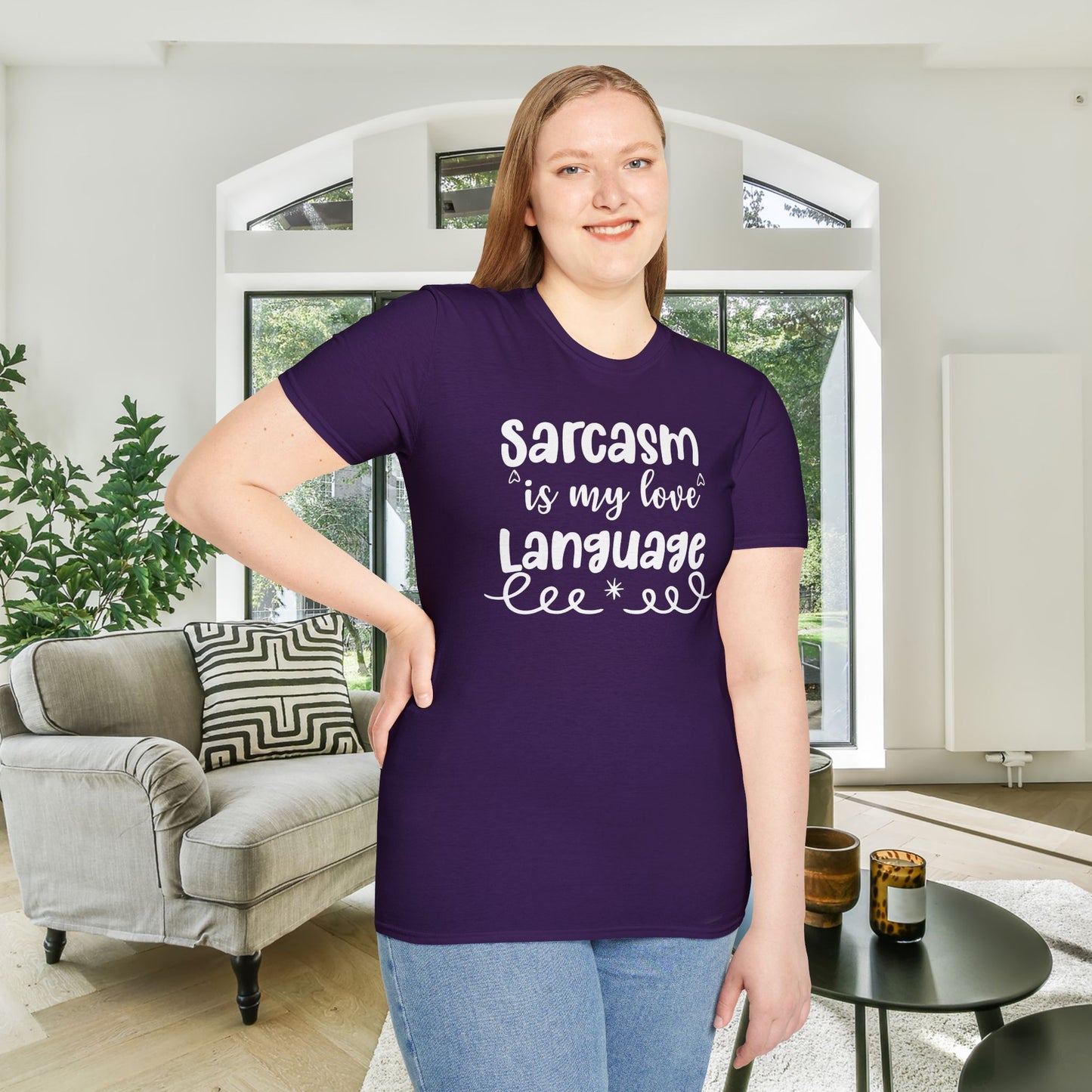 Sarcasm Is My Love Language Adult T-shirt