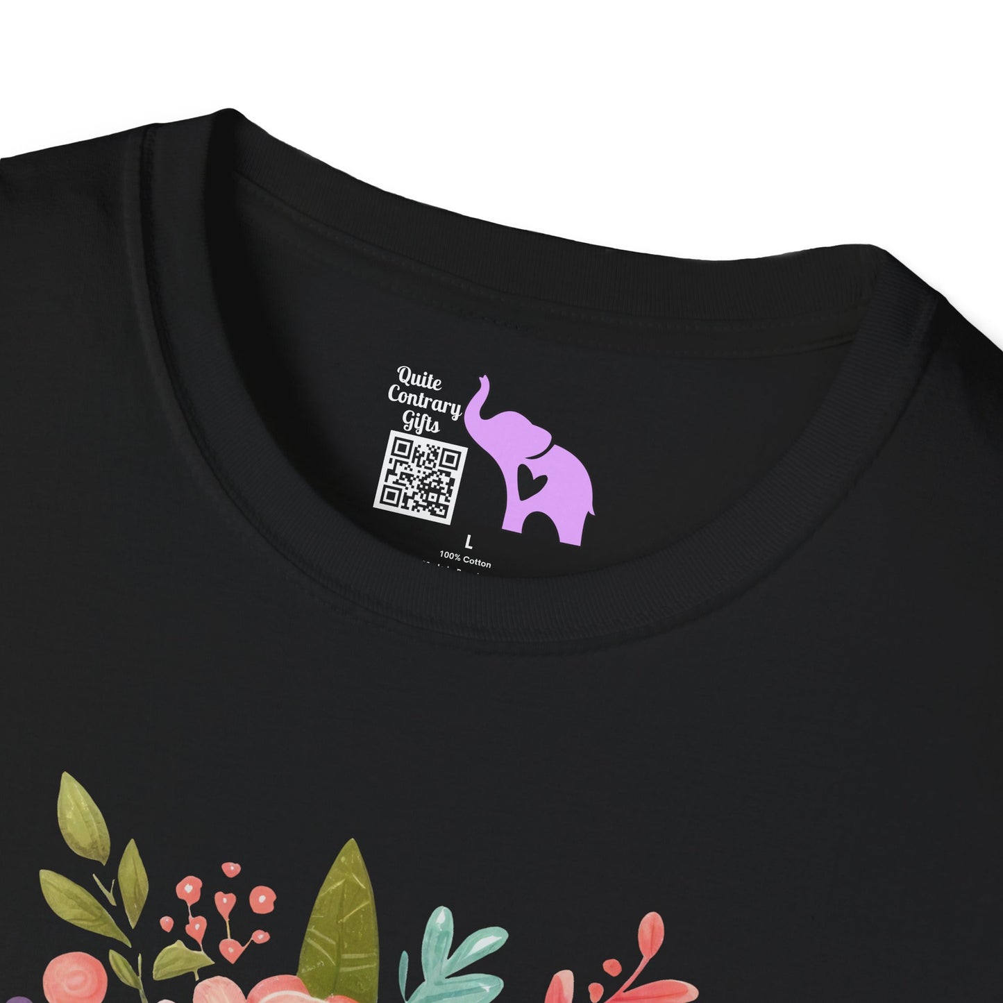 Booktrovert (Floral) Adult T-shirt