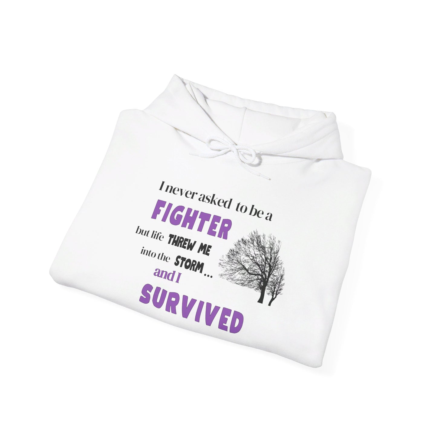 I Never Asked To Be a Fighter... Heavy Blend™ Hooded Sweatshirt