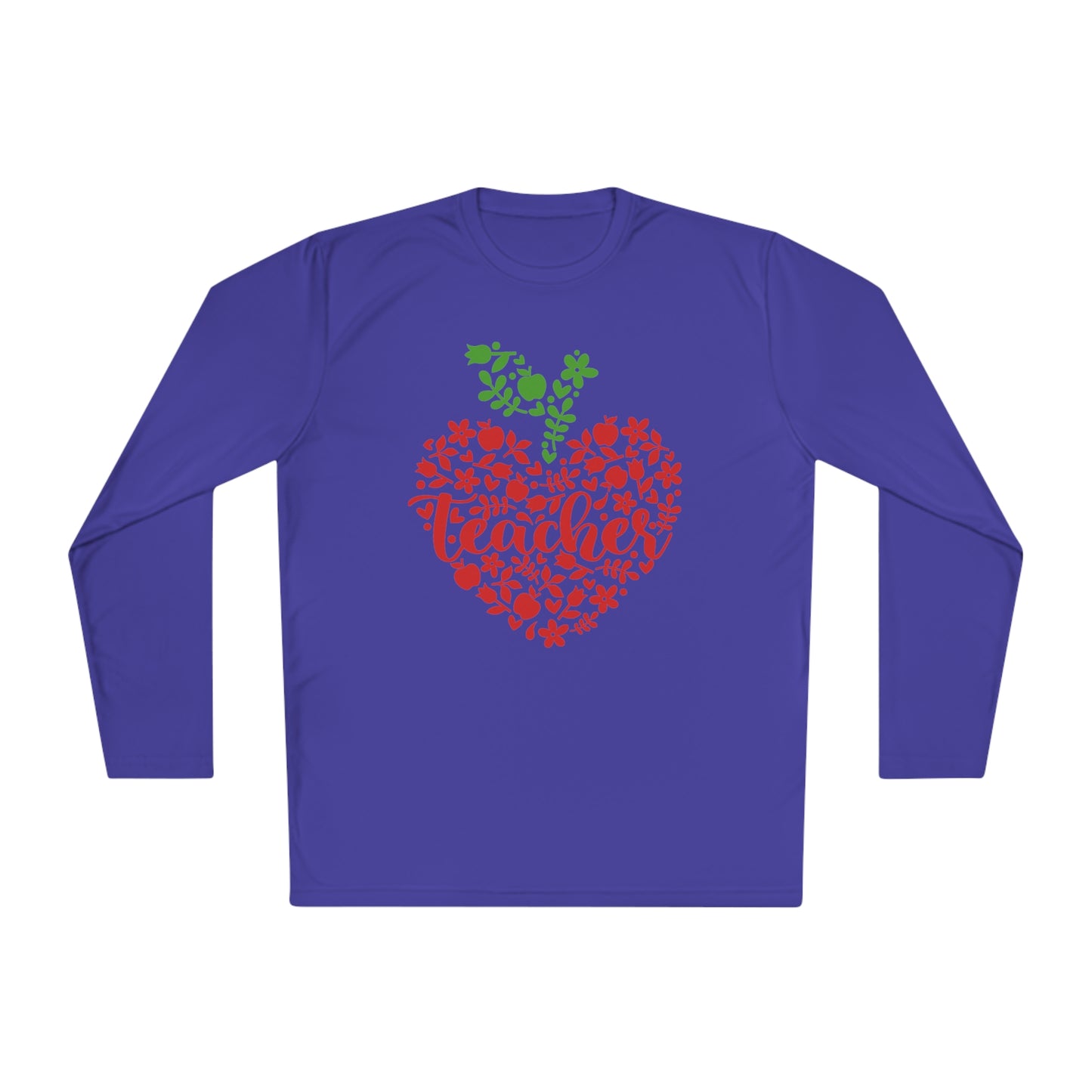 Teacher Heart 1 Adult Long Sleeve Tee