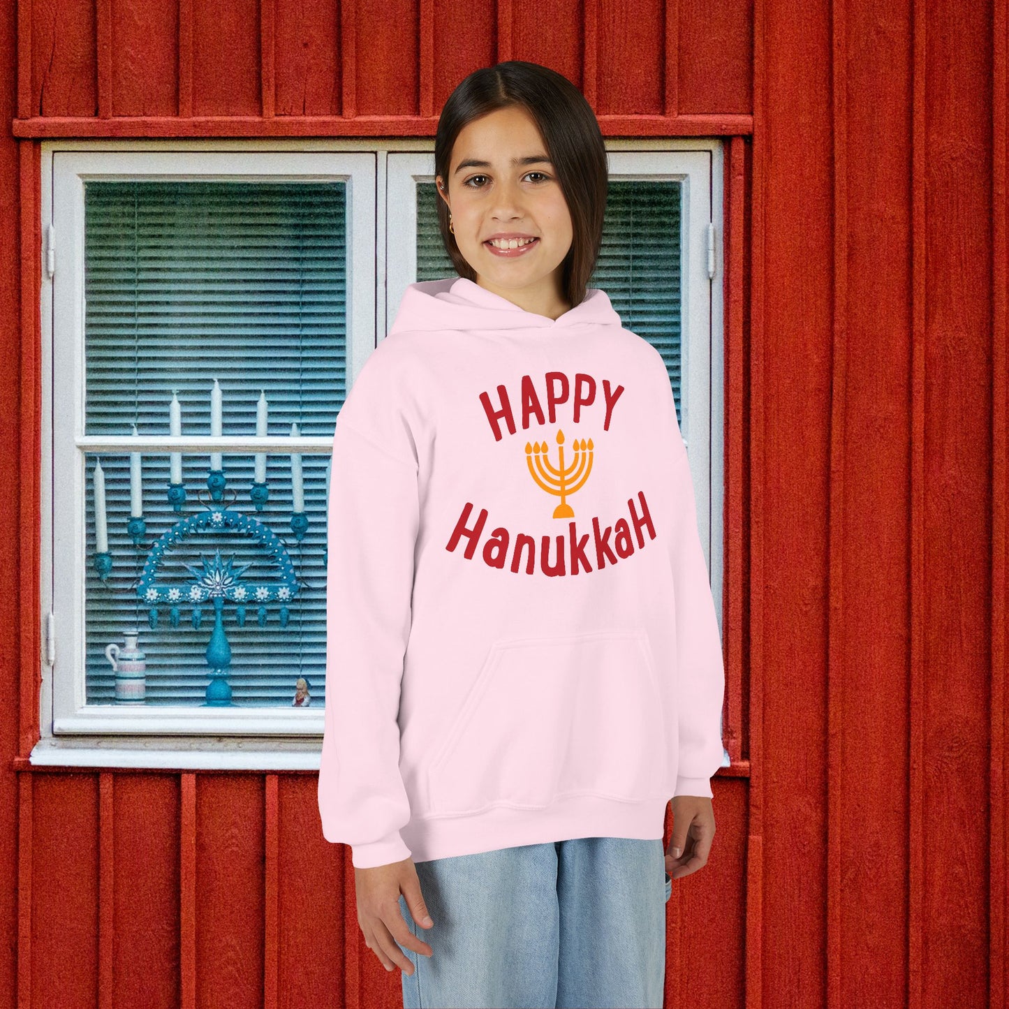 Happy Hanukkah Youth Hoodie