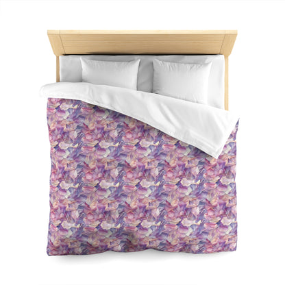 Ethereal Bloomscape Microfiber Duvet Cover