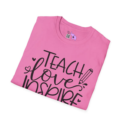 Teach Love Inspire Adult T-shirt