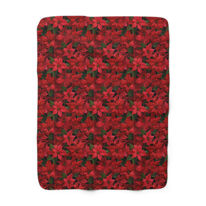 Crimson Noel Fleece Blanket