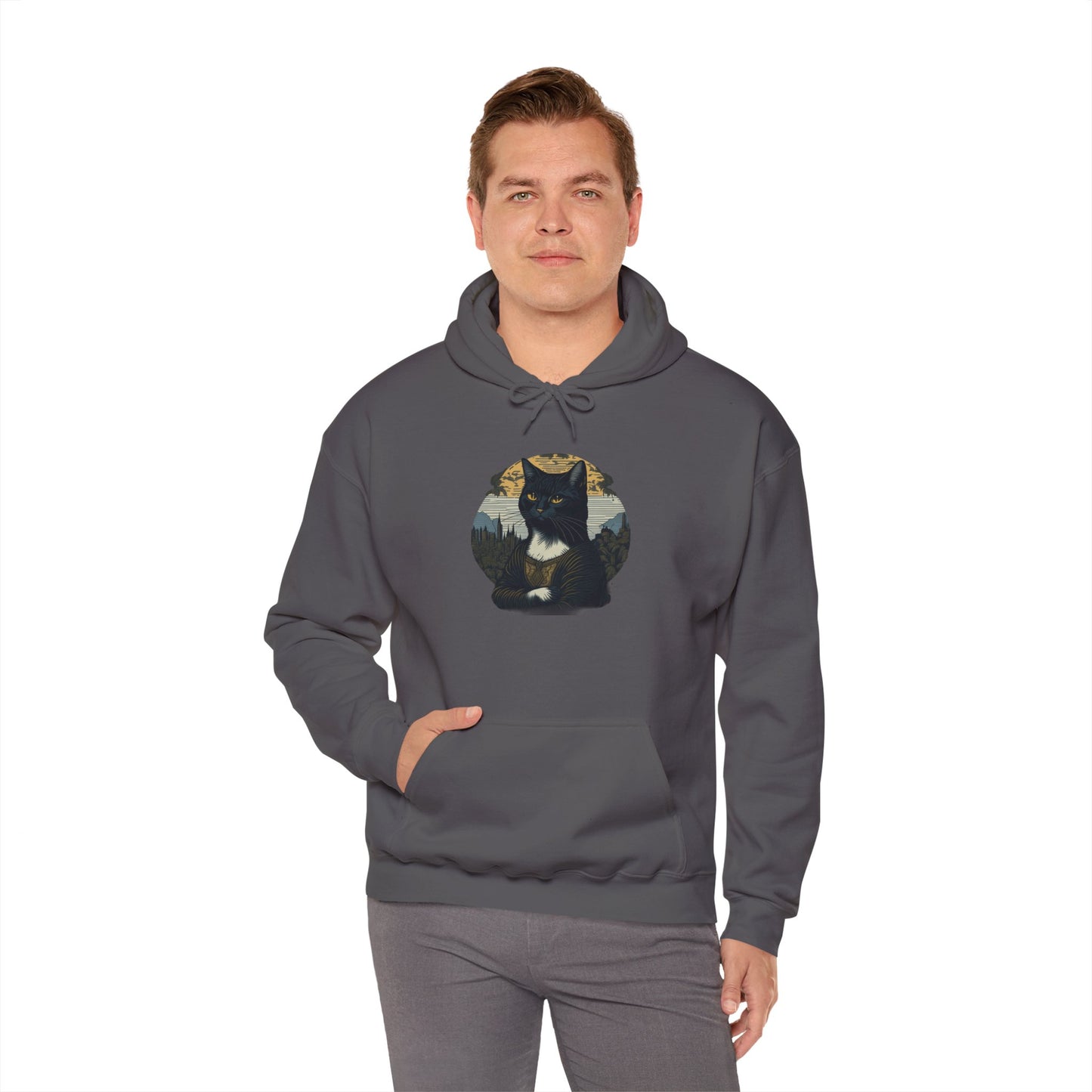 Meow Lisa Heavy Blend™ Hooded Sweatshirt