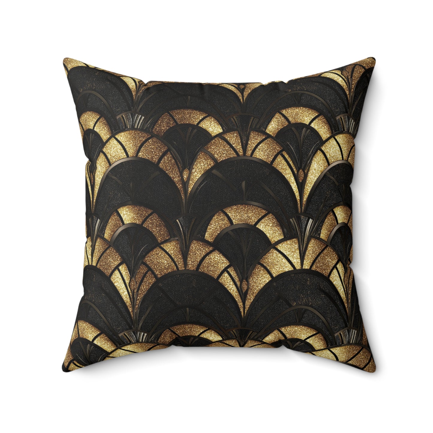 Gilded Elegance Throw Pillow