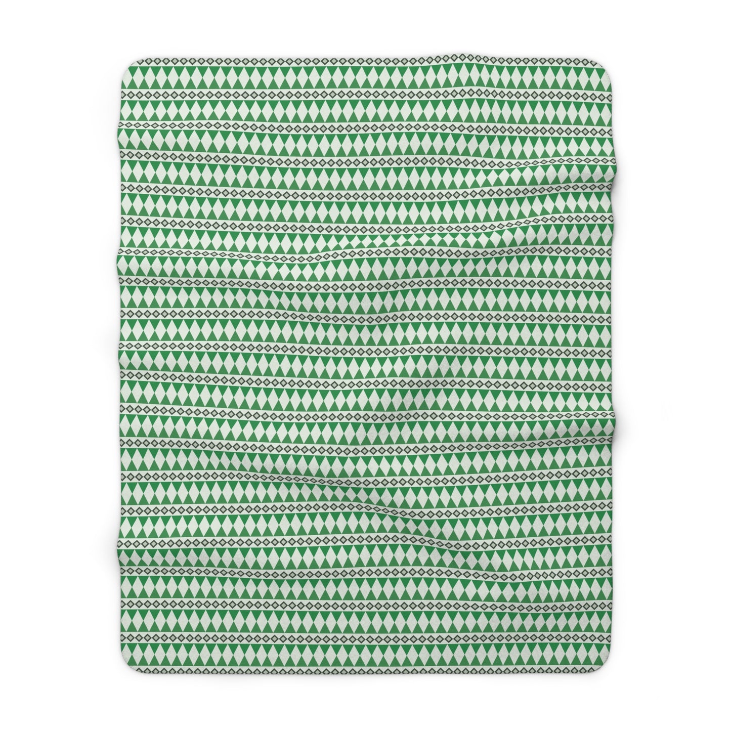 Moss Cairn Stripes Fleece Blanket