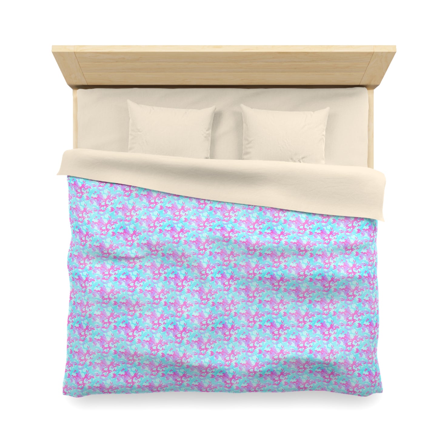 Cotton Candy Camo Microfiber Duvet Cover
