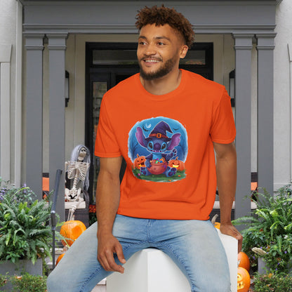Halloween Stitch Adult T-shirt