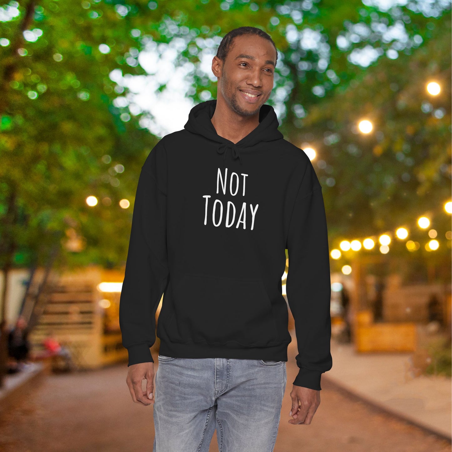 Not Today Heavy Blend™ Hooded Sweatshirt