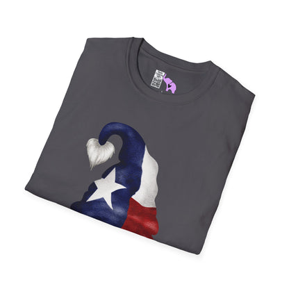Texas Bowtie Gnome Adult T-shirt