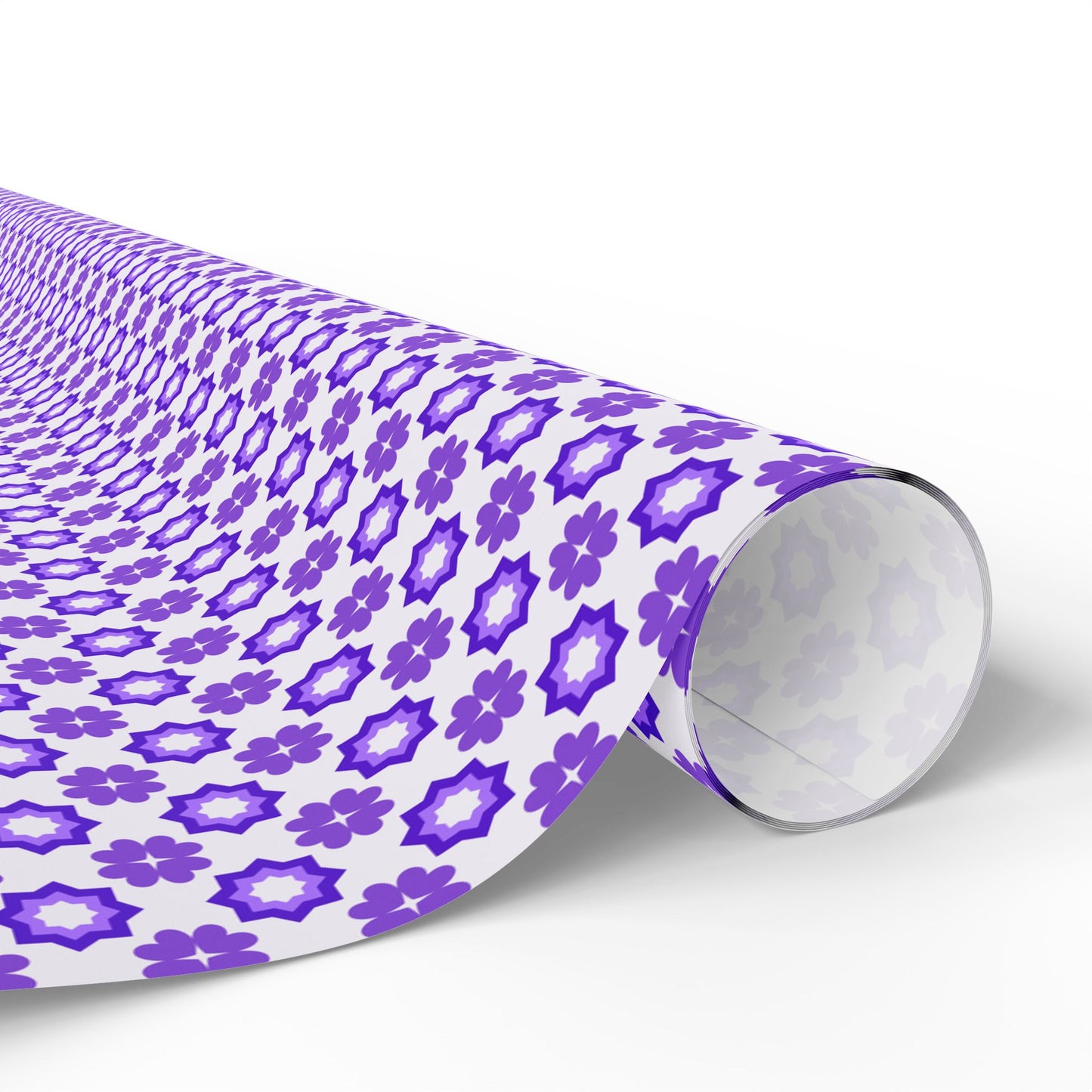 Purple Prism Garden Wrapping Paper