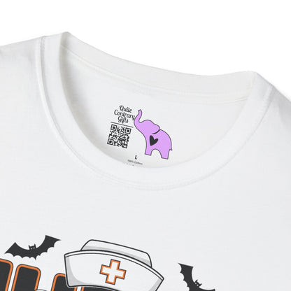 Fun Halloween Nurse Adult T-shirt