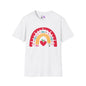 Rainbow Teacher Adult T-shirt