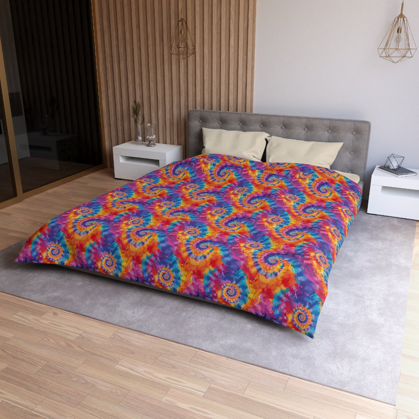 Rainbow Rebel Microfiber Duvet Cover