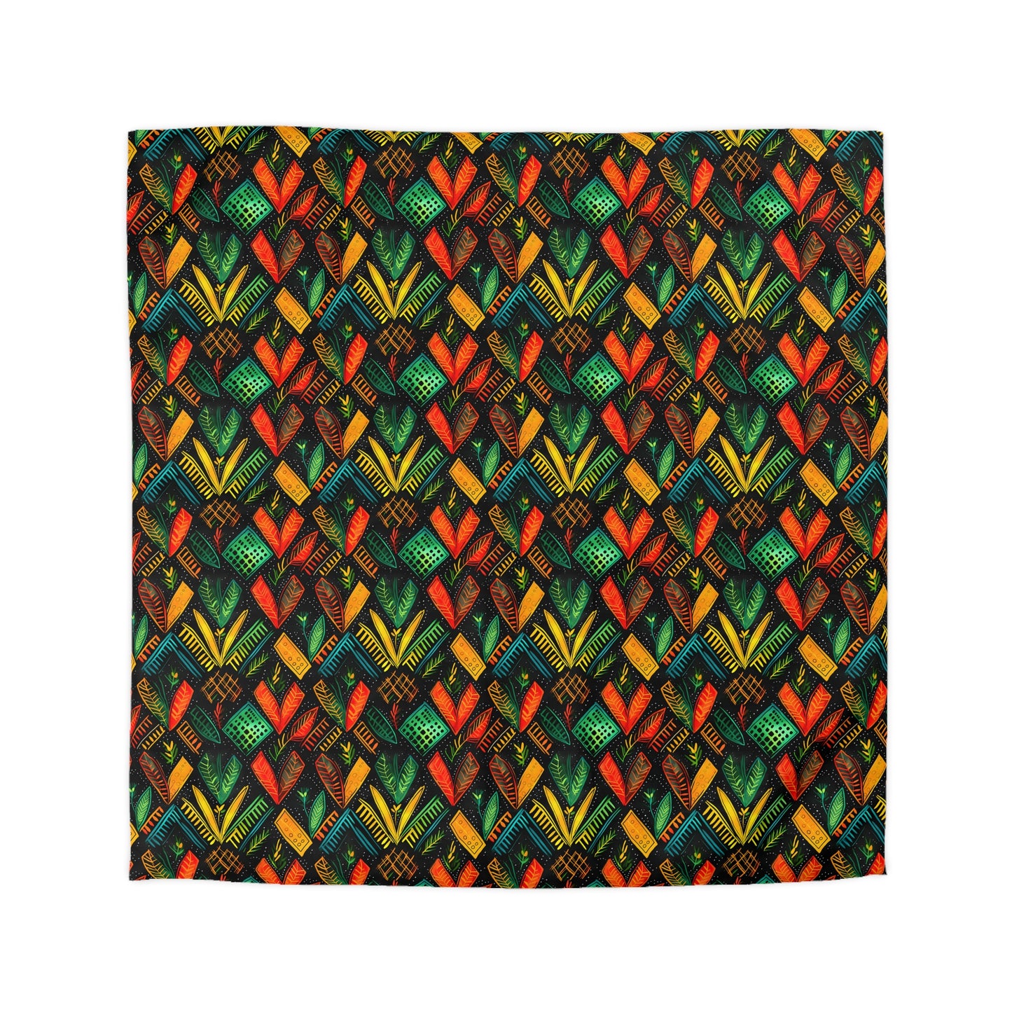 Kujichagulia Waves Microfiber Duvet Cover