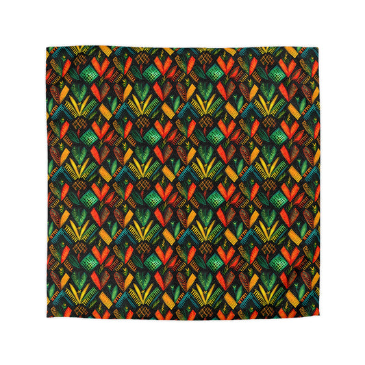 Kujichagulia Waves Microfiber Duvet Cover
