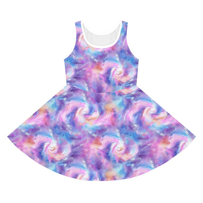 Fairy Floss Sky Girls' Sleeveless Sundress