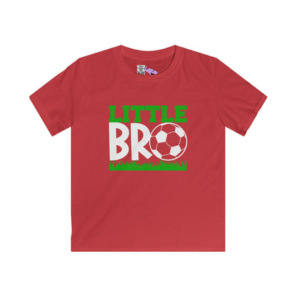 Little Bro (Soccer Ball) Youth Softstyle Tee