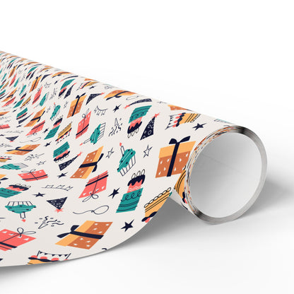 Happy Little Presents Wrapping Paper