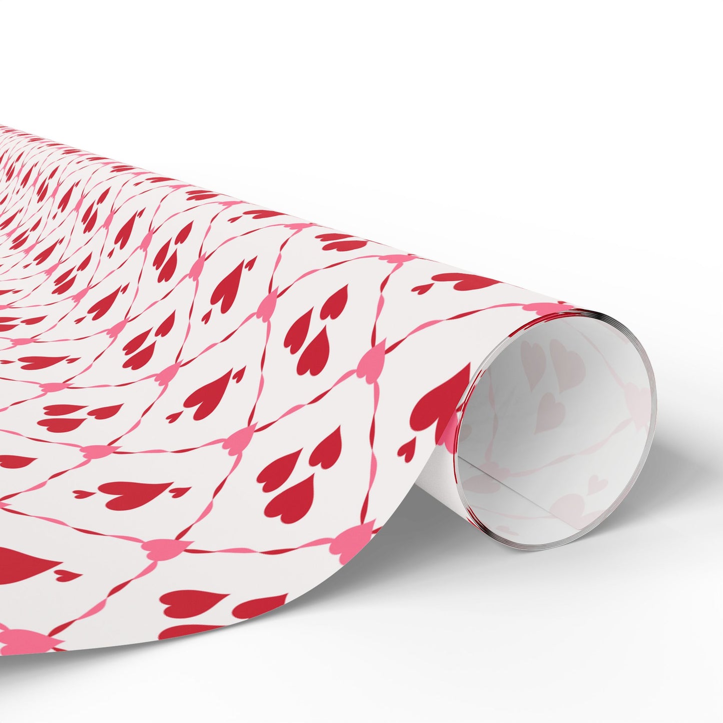 Cupid’s Lattice Wrapping Paper