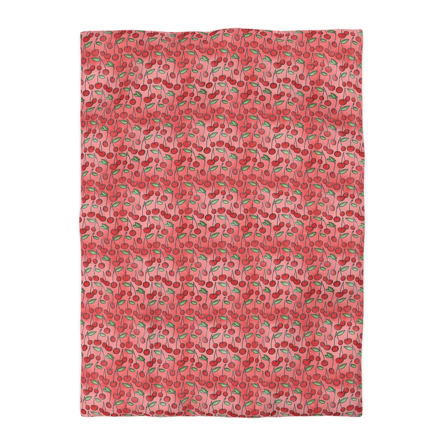 Cherry Bombshell Microfiber Duvet Cover