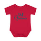 1st Christmas Infant Baby Rib Bodysuit