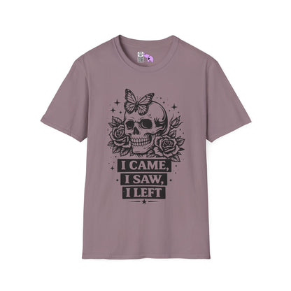 I Came, I Saw, I Left Adult T-shirt