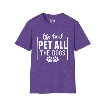 Life Goal Pet All The Dogs Adult T-shirt