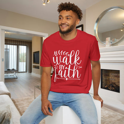Walk By Faith (2) Adult T-shirt