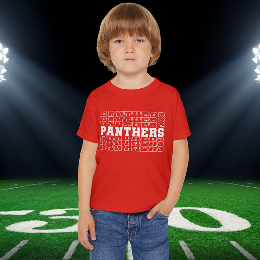 Panthers (Stacked) Heavy Cotton™ Toddler T-shirt