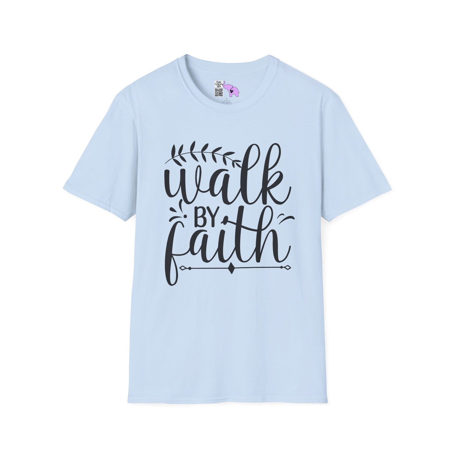 Walk By Faith (2) Adult T-shirt