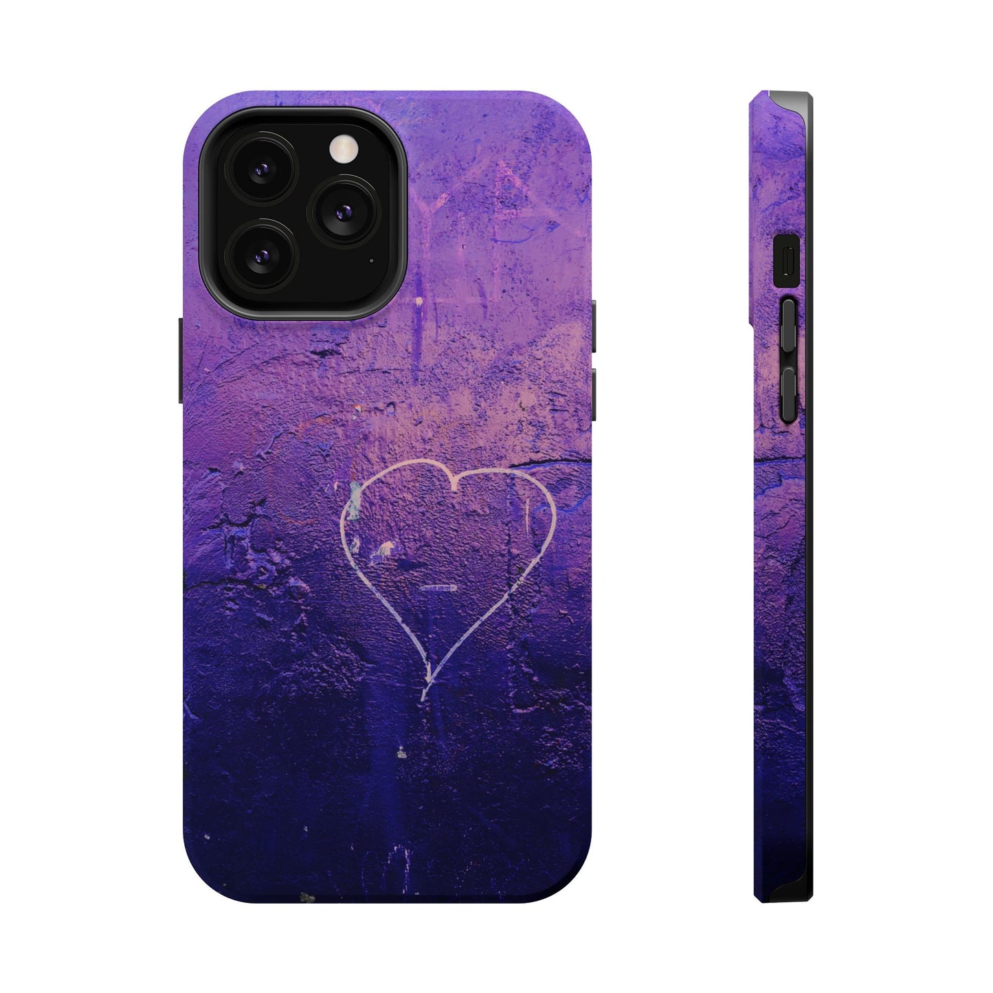 Purple Heart Wall MagSafe® Compatible Tough Case for iPhone