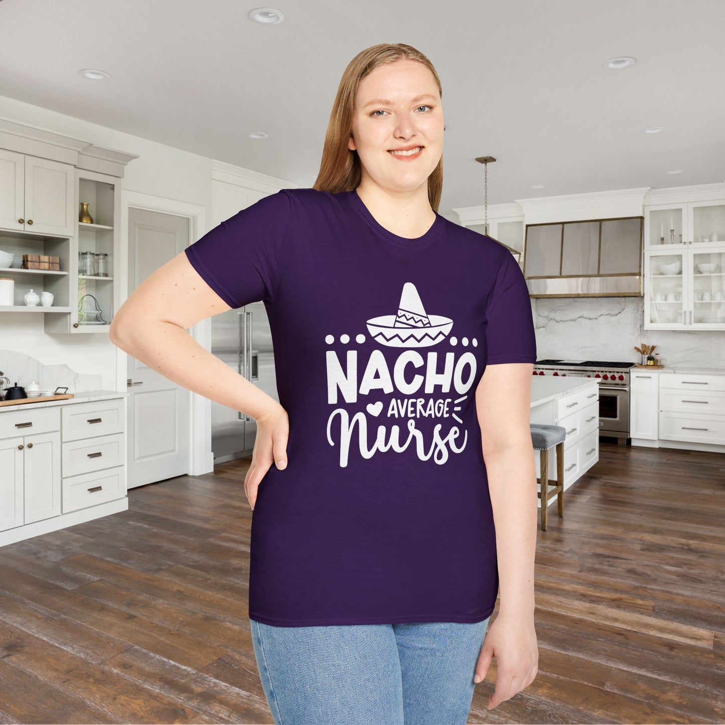 Nacho Average Nurse Adult T-shirt