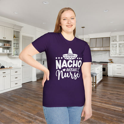 Nacho Average Nurse Adult T-shirt