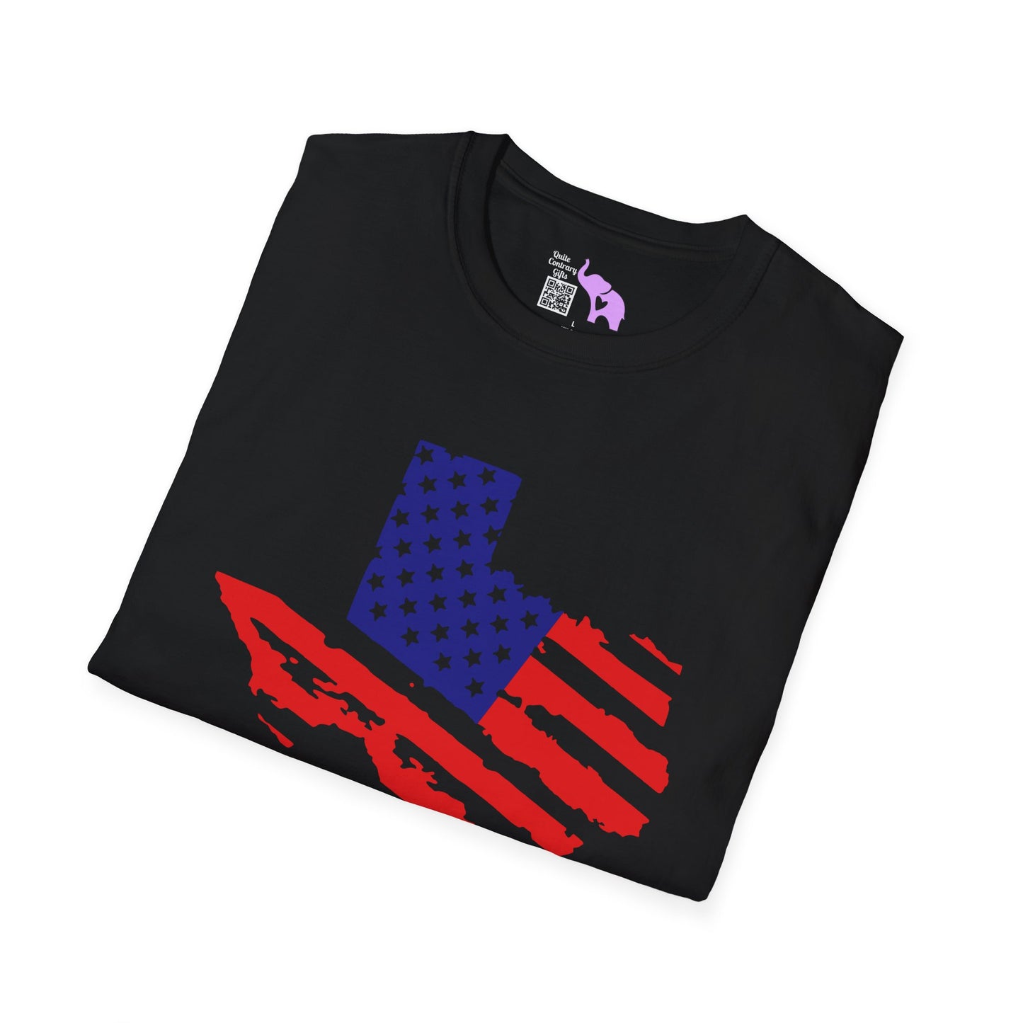 Texas American Flag Adult T-shirt