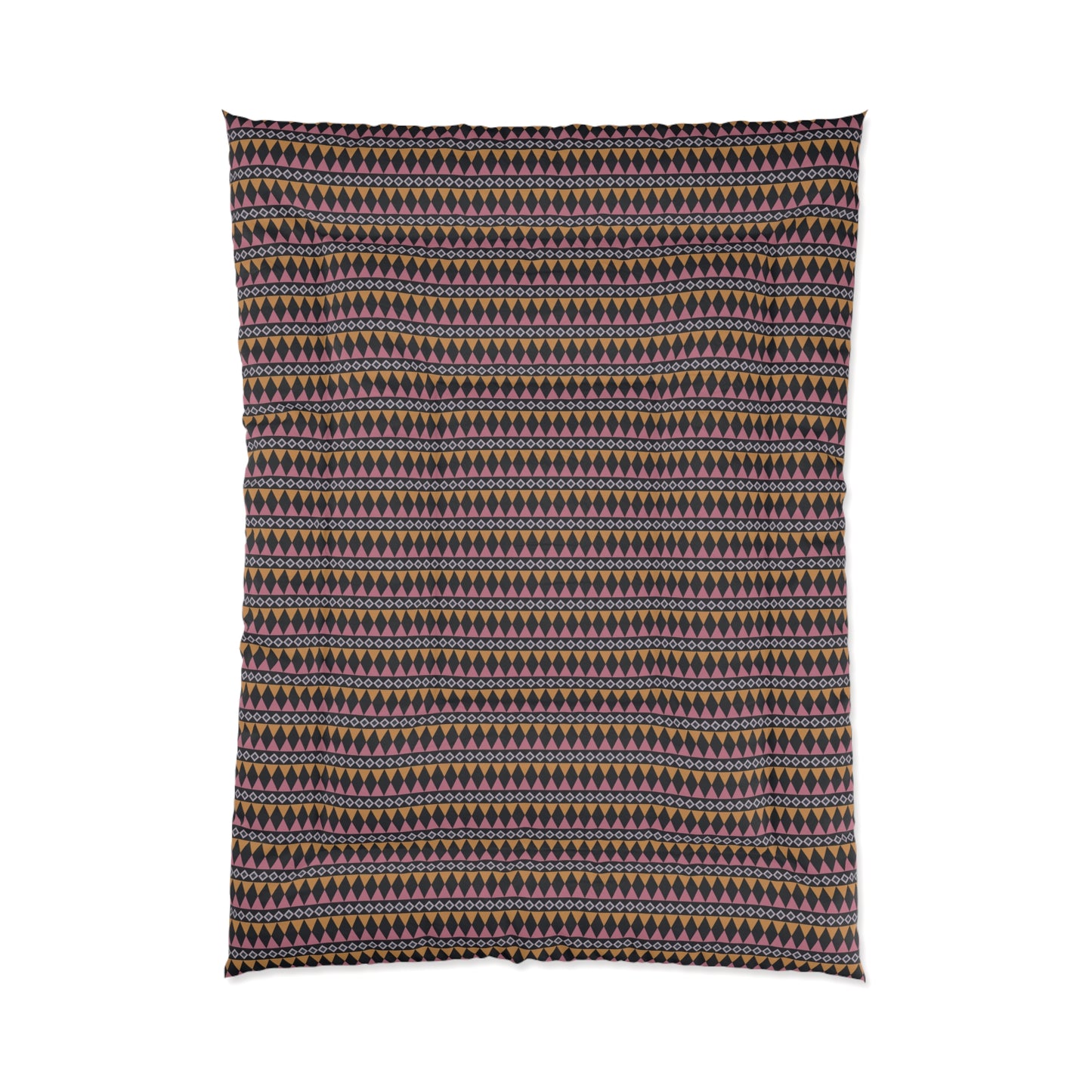 Midnight Clay Cairn Stripes Basic Bedding Set