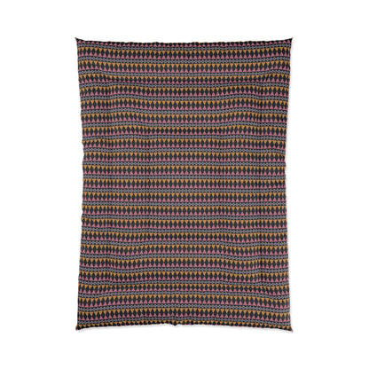 Midnight Clay Cairn Stripes Basic Bedding Set