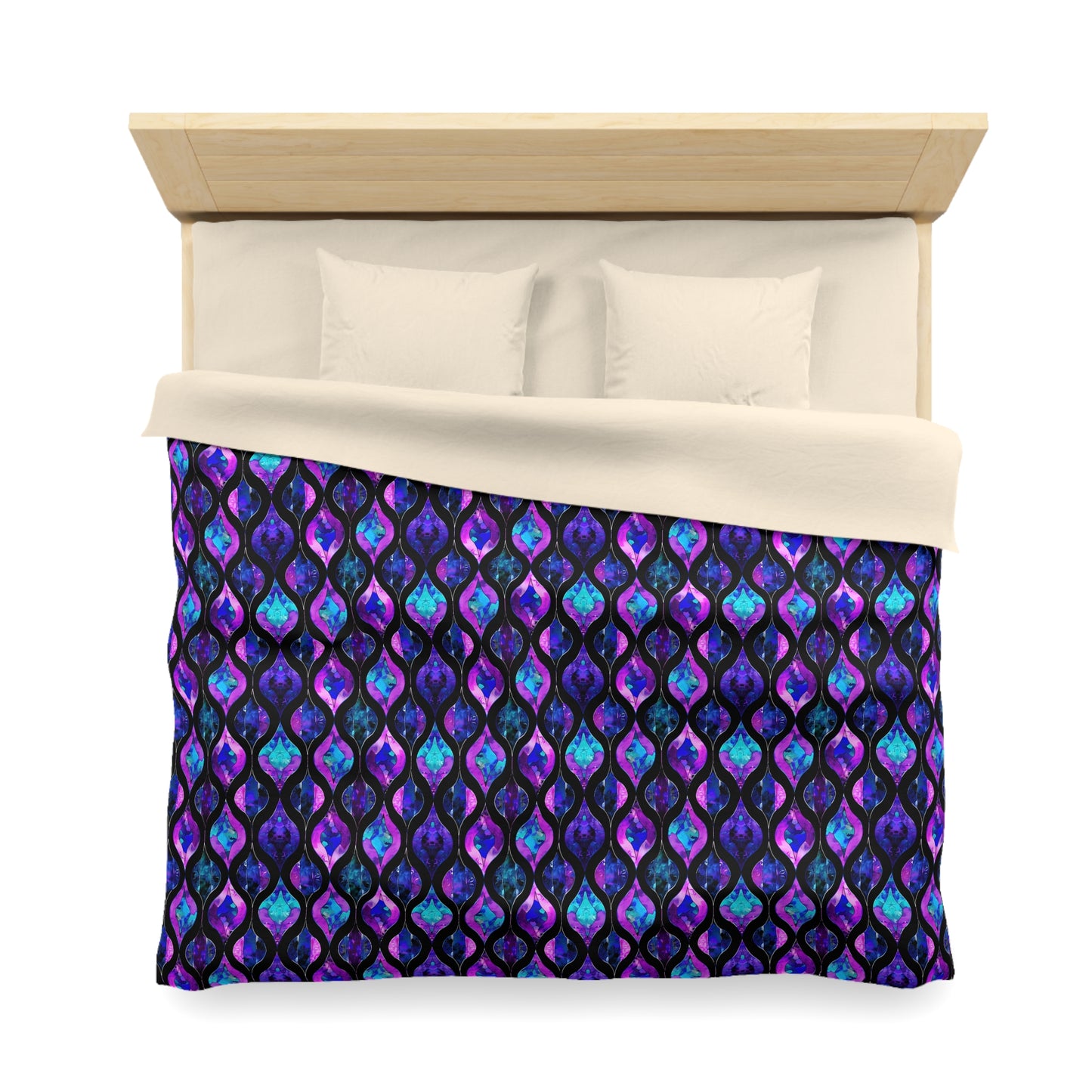 Midnight Cathedral Microfiber Duvet Cover